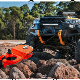 Poulie de mouflage (de renvoi) pour treuillage tout terrain 4x4 Jeep 