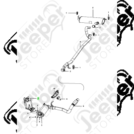 Catalyseur pour 2.8L CRD (200ch.) Jeep Wrangler JK