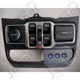 Kit de 3 boutons pour bas de tableau de bord - Jeep Wrangler JL
