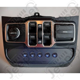Kit de 5 boutons pour bas de tableau de bord - Jeep Wrangler JL