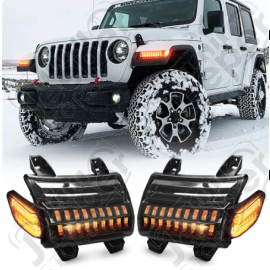 Kit clignotants et phares de jour à LED pour Jeep Wrangler JL