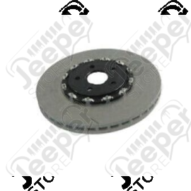 Disque de frein avant (unitaire) pour Jeep Grand Cherokee WL, WK2 SRT8 - 68305562AA / 68305562AB