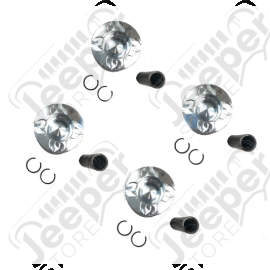 Kit de 4 pistons avec segmentations (Cote : STANDARD) pour 2.8L CRD 200ch. Jeep Wrangler JK 