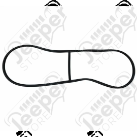 Joint de pare brise (en 2 parties) pour Jeep Willys M38A1