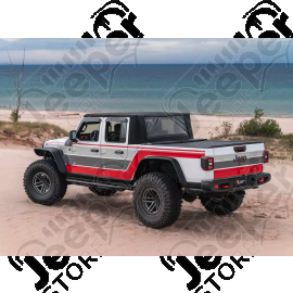 Bâche complète "Voyager" - Couleur : Black Diamond - Jeep Gladiator JT