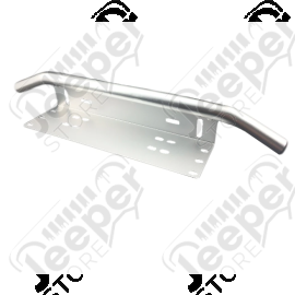 Support de lampe additionnel et support de plaque d'immatriculation pour pare chocs avant