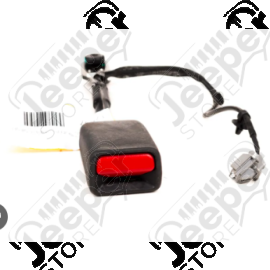 Accroche de ceinture de sécurité avant gauche ou droit pour Jeep Compass MP - 5SV09DX9AC