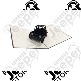 Goodies : Carte postale pop-up 3D Jeep Wrangler
