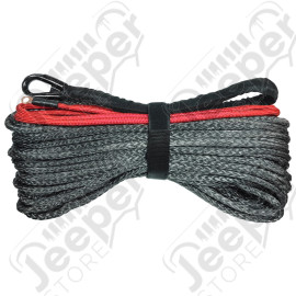 Corde synthétique pour treuil (longueur : 30m - diamètre : 8mm - rupture : ... kg) core