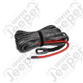 Corde synthétique pour treuil (longueur : 30m - diamètre : 8mm - rupture : ... kg) core