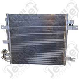 Condenseur de climatisation et radiateur huile de boite automatique 3.6L V6 essence Jeep Wrangler JK - 1141.25JS2 / 1BP01644AA / 68143891AA / 68143891 / 023-016-0017 / 522101N / 7800610 / CD331209 / KTT110673 / 43853