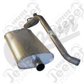 Muffler & Tailpipe (Oval Style)