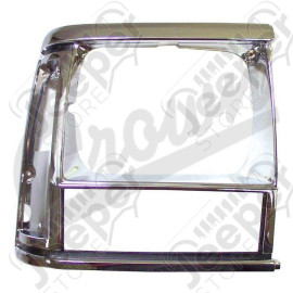 Headlight Bezel (Black/Chrome-Right)