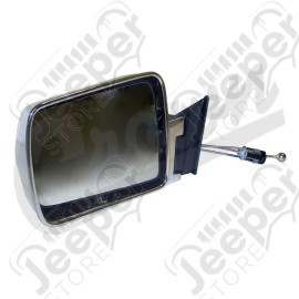 Manual Remote Mirror (Left-Chrome)