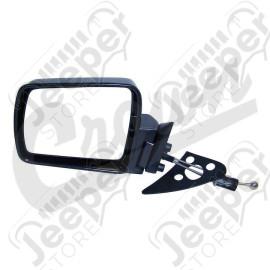 Manual Remote Mirror (Left-Black)