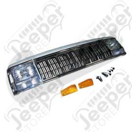 Header Panel Kit (Black/Chrome)