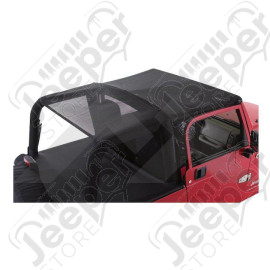 Combo Beach Topper (Black Mesh)