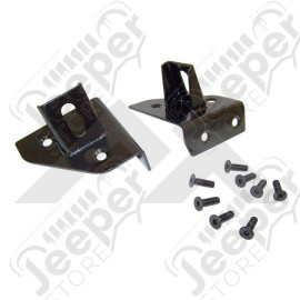Windshield Light Bracket Kit (Black)