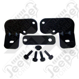 Windshield Light Bracket Kit (Black)