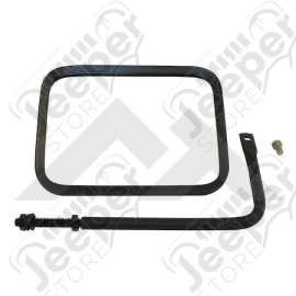 Trail Mirror w/ Arm (Black)