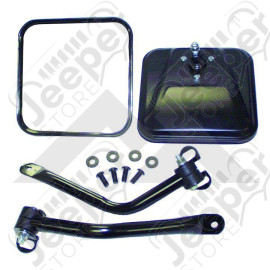 Side Windshield Mirror Kit (Black)