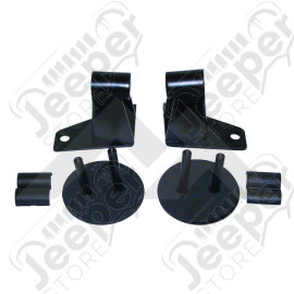 Mirror Relocation Brackets (Black)