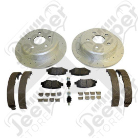 Performance Brake Kit (Rear Drilled & Slotted)
