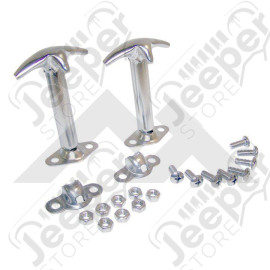 Hood Catch Kit (Stainless-Set of 2)