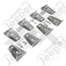 Door Hinge Set (Stainless - 4 Dr JK)