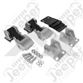 Hood Catch Kit (Stainless-TJ Style)