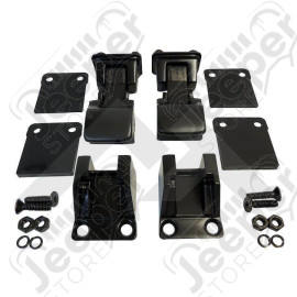 Hood Catch Kit (Black-TJ Style)