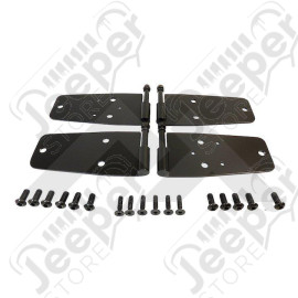 Door Hinge Set (Black Stainless)