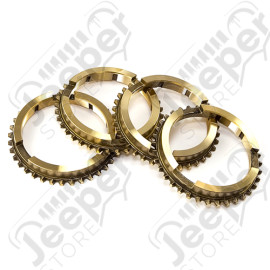 Kit bagues de synchronisation 1ere, 2eme, 3eme et 4eme boite T176 / T177 pour Jeep CJ