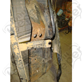 Occasion : Traverse acier de boite de transfert pour Jeep CJ