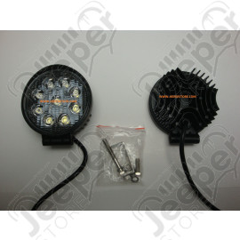 Feu Longue portée rond à LED 27W - 1755 lumens (diamètre: 11.5cm) - BATFT030R