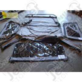 Occasion: Bache Bestop " SuperTop NX " (couleur: noir) pour Jeep Wrangler JK 2 portes (sans armature) 