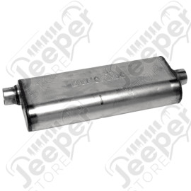 Silencieux Dynomax Ultra Flo Weded universel acier inox, diamètre int. : 63.50mm ou 2.5" - long: 73cm - 17236 / DYN-17236 / DYN17236