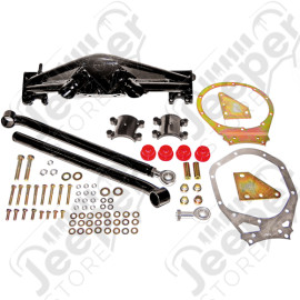 Kit conversion pour trianguler les 2 tirants supériuer arrière, Jeep Wrangler TJ