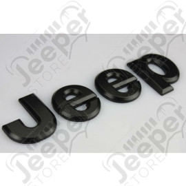 Logo JEEP - Emblème noir pour carrosserie - ST-T671-3