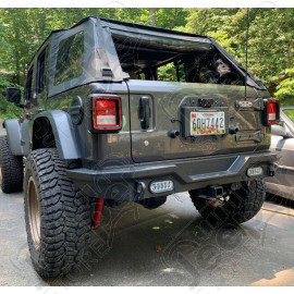 Bâche complète Suntop Fastback Top JL4 - Couleur : Khaki (Green Military) - Jeep Wrangler JL Unlimited (4 portes)