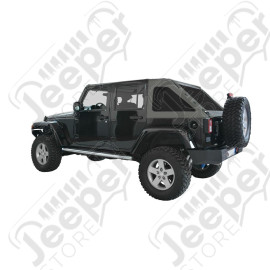 Bâche complète Suntop Fastback Top JL4 - Couleur : Khaki (Green Military) - Jeep Wrangler JL Unlimited (4 portes)