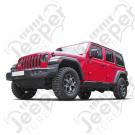 Kit protections de bas de caisse et marche pieds pour Jeep Wrangler JL Unlimited (4 portes) - 28204