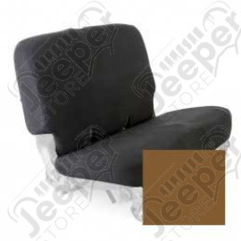 Housse de banquette arrière Couleur : Marron (Tan) pour Jeep CJ5, CJ7, Wrangler YJ