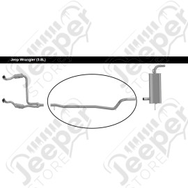 Tube intermédiaire pour moteur 3.8L V6 - Jeep Wrangler JK (2 portes)