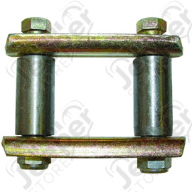 Suspension Leaf Spring Shackle Kit, Heavy Duty 55-75 Jeep CJ