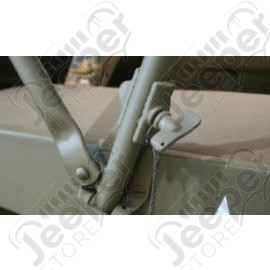 Plaque de renfort pour support d'arceaux arrière pour Jeep Willys MB, GPW, M201