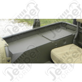 Coussins latéraux arrière kaki pour Jeep Willys, MB, GPW, M201 - A11733 / WOA11733