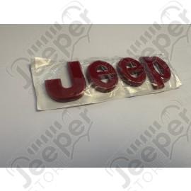 Logo JEEP - Emblème rouge pour carrosserie