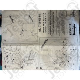 NOS : Porte skis (4 paires) pour Jeep CJ7, CJ8
