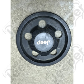 Occasion: Enjoliveur de jante origine (couleur: noir) Jeep d'occasion - Occasion : Cache moyeu noir pour jante d'origine Jeep